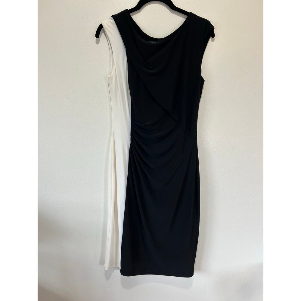 Lauren Ralph Lauren black and white dress size 6